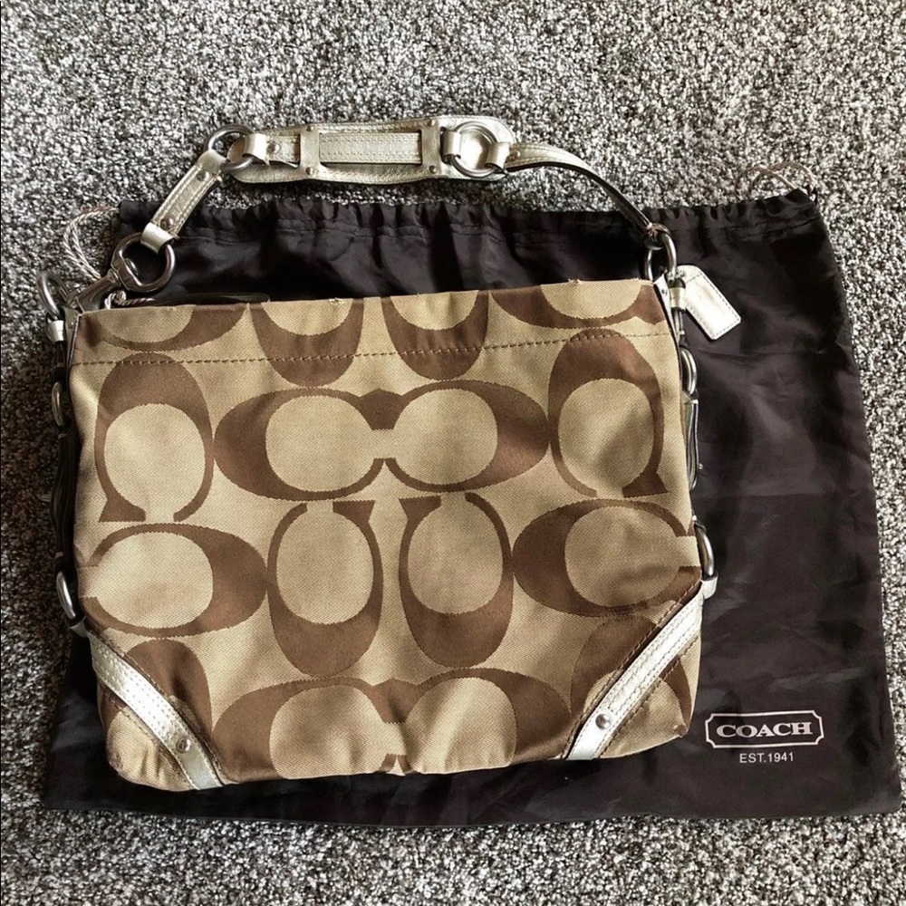 Coach Signature Slim Carly Shoulder Bag